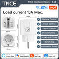 Smart Plug Wifi or Zigbee3.0 Socket EU 16A/20A Power Monitor Timing Function Voice Control Work with Alexa Google Home