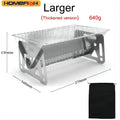 Barbecue Grill Heating Stores Multi-Function Camping BBQ Grill Rack Net Firewood Stove Stainless Steel BBQ Grill