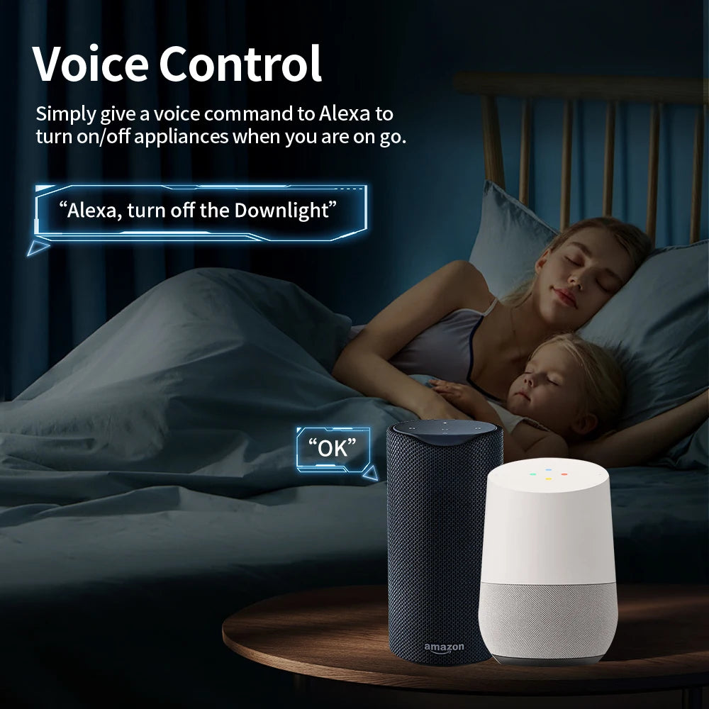 Smart Plug Wifi or Zigbee3.0 Socket EU 16A/20A Power Monitor Timing Function Voice Control Work with Alexa Google Home
